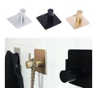SUCHUANGUANG Gancho Autoadhesivo para Puerta de Pared para Llavero, Colgador de Toallas de Cocina, Alumbre Negro