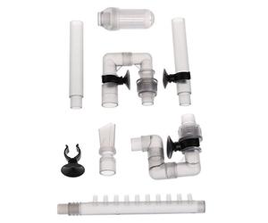 SUCHUANGUANG HW-602B / HW-603B Tubo de Flujo de Entrada de Agua Filtro de Acuario Accesorios externos Tamiz de Malla Transparente