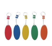 SUCHUANGUANG Llavero Flotante de Espuma de 5 Colores Flotador de Espuma de Forma Ovalada para Llave Bonito Coche para Llaves Llaveros Deportivos al Aire Libre para Espuma