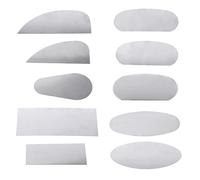 SUCHUANGUANG Raspador de Acero de Arcilla de cerámica de 10 Piezas para Herramientas Dentadas de cerámica de Cortador de Acero de polímero