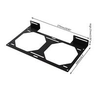 SUCHUANGUANG Soporte de Ventilador 240 Soporte de Montaje del radiador Enfriador de Agua para Soporte de Ventilador de 12/14 CM Caja de computadora Externa Disipador de Calor Gadget AccesoriosSoporte