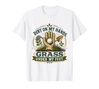 Suciedad En Mis Manos Hierba Debajo Mis Pies Golf Camiseta gráfica económica