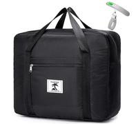 SUCIKORIO 40x30x15cm British Airways Air France Jet 2 Bolsa de Viaje Cabina Avion, Impermeable Bolsos de Viaje Fin de Semana 18L Plegable Travel Bag con Peso Maletas Viajes Unisex para Avión, Deporte