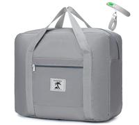 SUCIKORIO 40x30x15cm British Airways Air France Jet 2 Bolsa de Viaje Cabina Avion, Impermeable Bolsos de Viaje Fin de Semana 18L Plegable Travel Bag con Peso Maletas Viajes Unisex para Avión, Deporte