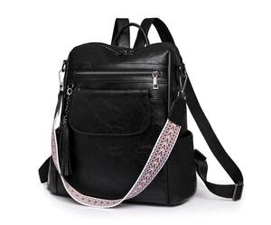 SUCIKORIO Cuero Mochila Mujer Pequeña Casual, Bolso Mochila Mujer Viaje Impermeable Cuero Mochilas Mujer Antirrobo Múltiples Bolsillos Regalos Para Mujer