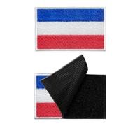 SUCIKORIO Pack de 2 Parches Mochila Militar 8x5cm, Parche Bandera Países Bajos Parches Bordados Bandera Holandés para Mochila, Chaleco, Gorras, Tactica