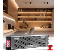 SUCIKORIO Regulable LED Transformador 12V 400W 33,3A, Fuente Alimentacion Constante Ultrafino LED Driver Controlador AC 220V a DC 12V Fuente de Alimentación de Bajo Voltaje para Tira LEDs