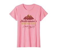 Sucio Bailando Kellerman's Mountain House Montañas Catskill Camiseta, Mujer, Rosado, L