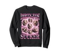 Sucio Dedo del pie lechón Dedos Bootleg Divertido Sudadera