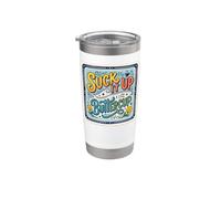Suck It Up Buttercup - Cita motivacional Vaso térmico de acero inoxidable de doble pared
