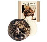 Suck UK Botella de agua caliente para gatos para aliviar el dolor menstrual y cuello | Botella de animales esponjosos | Regalos para amantes de los gatos y mujeres