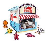 Suck UK Casa de Juegos para Gatos | Novedosa Casa de Juegos | Juguete y Accesorios | Embalaje Plano y Fácil de Montar