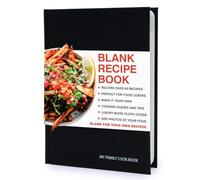 Suck UK - Cuaderno para recetas de cocina, color negro