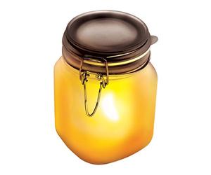 SUCK UK Frasco - Lámpara solar, color amarillo