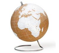 SUCK UK - Globo de Corcho Pintado (tamaño Grande), Corcho Papel Acero Inoxidable, Blanco, Large