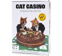 Suck UK - Juguetes interactivos para gatos de interior | Juguete giratorio para gatos | Divertido juguete para gatos | Bola y rompecabezas divertidos para gatos | Regalos para gatitos | Accesorios