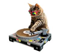 SUCK UK SK CATDECK1 Rascador Tocadiscos para Gatos, Multicolour
