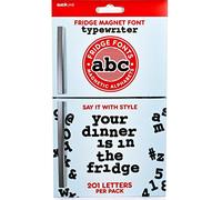 Suck UK SK MAGAZ Type - Imanes para Nevera de Alfabeto a - z