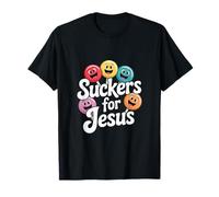 Suckers For Jesus Creencias Cristianas Camiseta