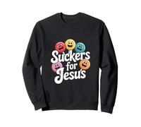 Suckers For Jesus Creencias Cristianas Sudadera