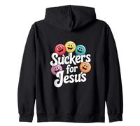 Suckers For Jesus Creencias Cristianas Sudadera con Capucha