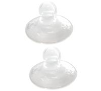 Suckers - Juego de 2 ventosas correctoras para mujeres que amamantan y retraen de forma plana invertida, vasos de silicona con caja de embalaje L Corrector para mujer