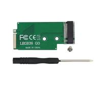 Suckoo Para Lenovo Legion GO Dispositivo de mano 2280 sustituye a 2242 SSD Disco Duro Expansión Placa de alta capacidad NVME M-Key NGFF M.2 PCIE 4.0 Adaptador de dedo dorado Convertidor de