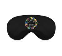 Sucks Cancer Fight Cancer Ribbons Sleep Mask Night Cover Eye para mujeres y hombres BlockLight para avión, viaje, siesta, correa ajustable