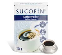 SUCOFIN Polvo blanco café 1 x 200 g fácilmente soluble, ideal para café/té, suficiente para 80 tazas, larga duración, reemplazo perfecto para leche en polvo