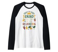 Sucot El Tiempo de Nuestro regocijo Camiseta Manga Raglan