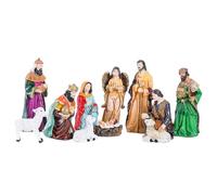 Sucritude Juego De Belén para Interior | 11 Piezas de Figuras Religiosas de la Sagrada Familia | Figuras Religiosas - para Navidad, Hogar, Mesa de Centro, Iglesia, Repisa de Chimenea y Fiestas