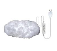 Sucritude Luz de Nube Flotante - Lámpara de Techo para Dormitorio con Mando - Accesorio de Iluminación Ajustable para Niños Adolescentes Adultos