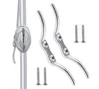 Sucritude Mordaza para Cuerda | Accesorios de Amarre Marina en Acero Inoxidable de Alta Resistencia,Tacos para amarrar Cuerdas - Kayaks, Canoas, Embarcaciones, Atraques