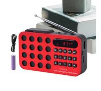Sucritude Radio Am/FM Portátil,Radio Compacto para Oficinas | Reproductor de Audio con Diseño de Muñequera Práctico para Hogar Exteriores Viajes