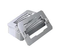 Sucritude Separador para Placas de Tomacorriente - 10 Separadores Niveladores de Acero Inoxidable,Separadores para Enchufes Eléctricos,para Reformas de Hogar, Obras, Locales Comerciales, Industriales,