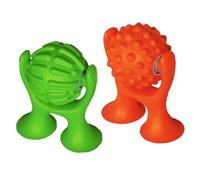 Suction Cup Bath Toys - 2 Pieces Rotating Sensory Gadgets | Textured Fidget Toys for Kids and Teens, Tub, Table, Home, Travel, Shower Play, Fun Stress Relief and Motor Skill Development