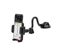 Suction cup car phone holder, car phone holder for dashboard and windshield, long flexible gooseneck,