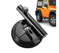 Suction Cup Flag Mount, Flagpole Stand, 1.18 Inches Compact and Removable, No Drilling Vehicle Flagpole Holder for Car Parade Participants Sports Fans, Travelers Political, Black