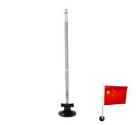 Suction Cup Flag Pole Holder - Car Flagpole Mount Bracket | Flagpole Display Holder | Flâg Pole Mounting Bracket for Car SUV Truck | Flag Hôlder Mount | Vehicle Flags Holders Mounting, Flags Poles Bra
