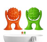 - Suction Cup Highchair Toys, Rotating Sensory Bath Accessories with Silicone Grips, Silent Stress Relief Mechanism, Ideal for Window Airplane Travel