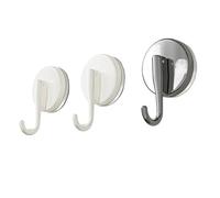 Suction Cup Hooks Punch-free Multifunctional Hanging Key Clothes Hook Bathroom Robe Coat Towel Hook Kitchen Organizer Accessorie(Gray,5pcs)