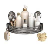 Suction Cup Shelf,No Drilling Corner Rack,Removable Shower Shelf - For Bathroom Wall Storage Shampoo Toiletrybathroom Suction CupClutter-Free Bathroom Accessory Shelves Removable Racks Holders