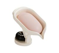 Suction Cup Soap Dish - No-Drill Wall Tray | Adjustable Wall-Mounted Soap Dish with Suction Cup, No Drilling Required, Perfect For College Dorms, Hotels, Kitchens, Showers, Gyms and Bathrooms