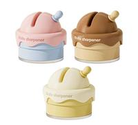Suction Cup Whetstone - Portable Ice Cream Shape Non Slip Sharpening Stone | Compact Grinding Tool With Strong Suction Base | Durable Knife And Scissor Sharpener For Chef Utility Cutters Shears