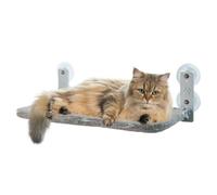 Suction Cups Glow In The Dark Resting Seat with Interactive Toys For Cozy Naps Small Spaces Quiet Relaxation Birds Watching Living Room | Cat Window Perch - Foldable Pet Hammock Bed |