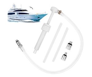 Suction Lower Gear Pump, Transmission Fluid Transfer Tool, Portable Oil Lube Pump, Aluminum ABS Build For Boats Yachts Outboard Maintenance, Portable, Compact Design