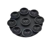 Suction Phone Grip, Silicone Suction Cup, Magnetic Flexible Stand Compact Support Fun Design No Adhesive Lightweight Portable Secure Hold, Phone Holder for Gadgets Kids Adults, 1.69Inches, Black, Pink