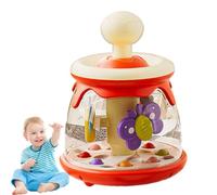 Suction Sensory Balls - Rotating Safe Press Spin Toy,Dome Tumble, Preschool Game, Early Learning for Birthday for Boys and Girls