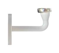 Suction Soap Holder - 6.3x5cm Adhesive Self-Draining Design & Removable Magnet Air Dry System, High Grade PP & Stainless Steel Construction, For Shower & Sink