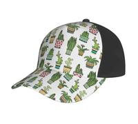 Suculenta Bonita y Colorida,Gorra de béisbol Ajustable, Estilo clásico de papá, Gorra de Camionero